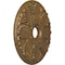 Ekena Millwork Milan Ceiling Medallion (Fits Canopies up to 4 5/8"), 24 1/2"OD x 3 1/2"ID x 1"P, Rubbed Bronze CM24MIRZS - alternate 3